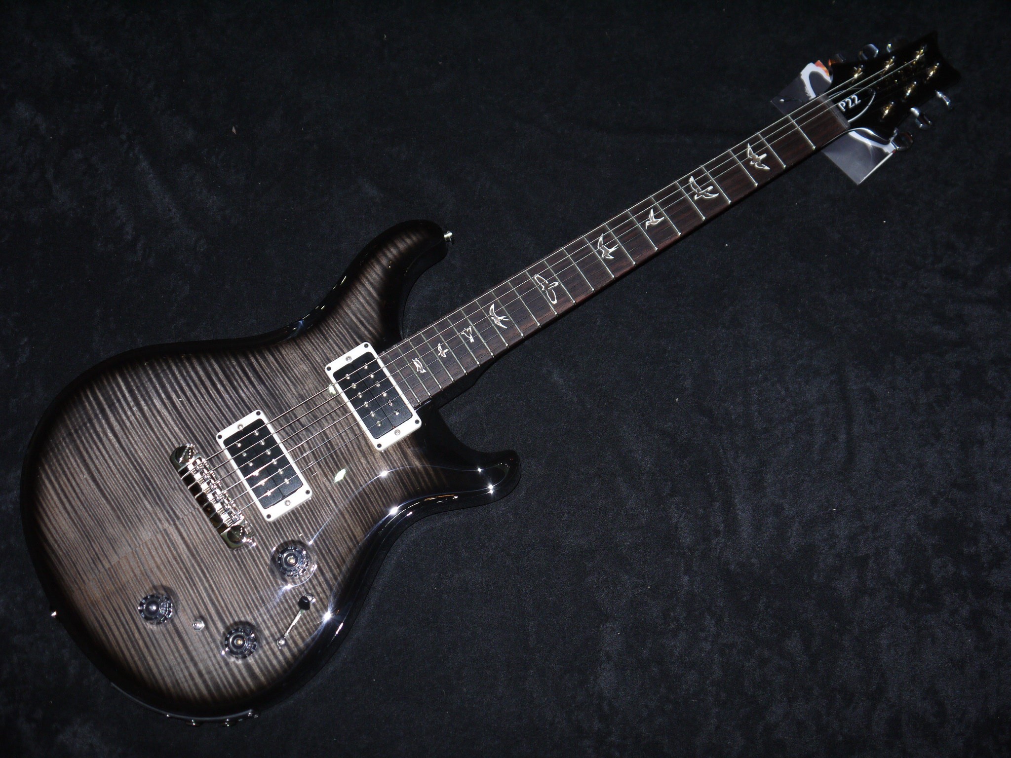 Prs Paul Reed Smith Custom P22 S Charcoal Brust Guitar For