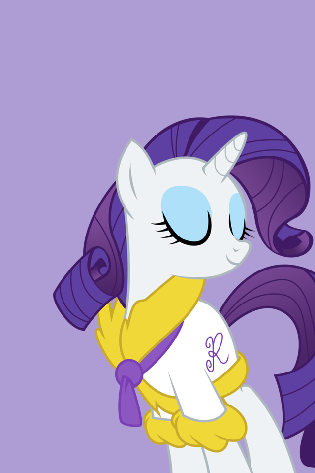My Little Pony iPhone Wallpaper Rarity By Doctorpants On
