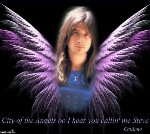 Steve Perry Image Flying Through The City Of