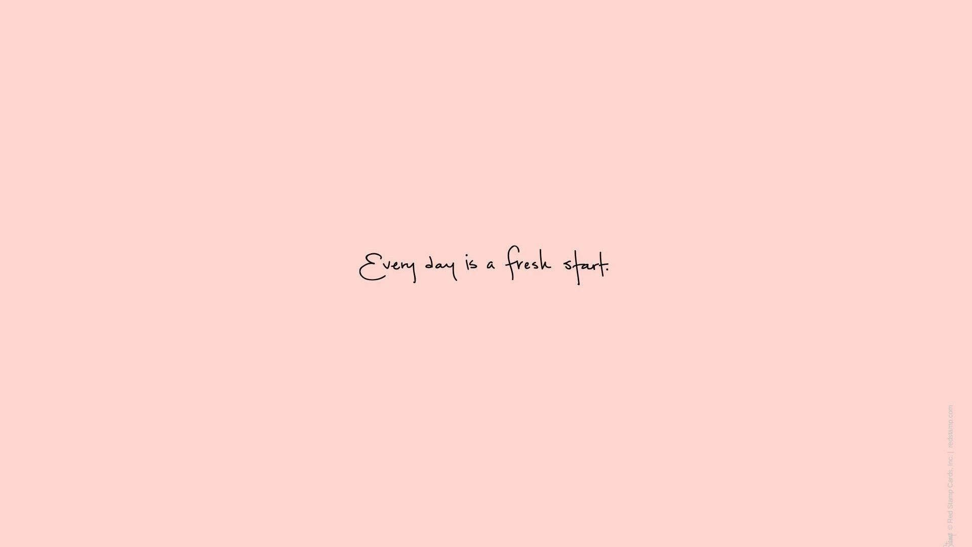Aesthetic Pink Quote Wallpaper
