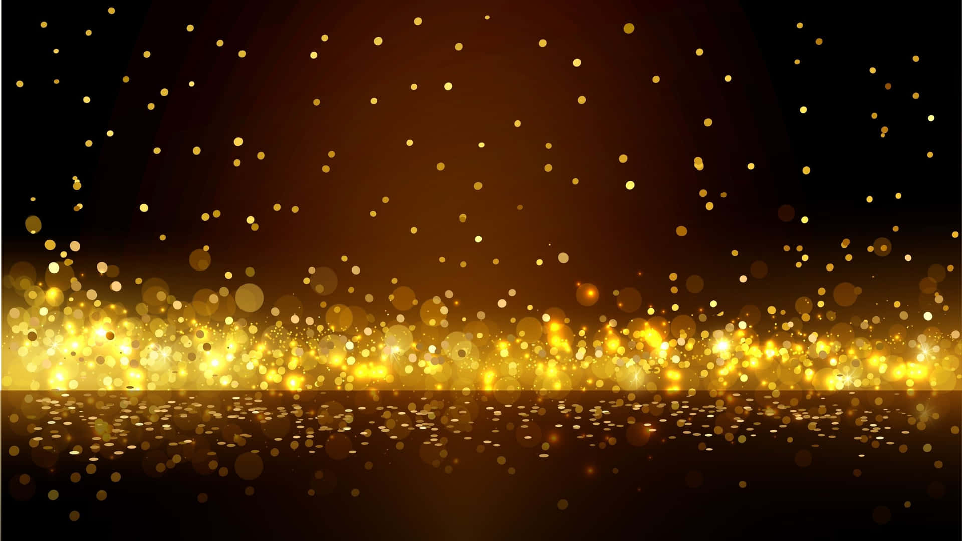 Gold And Black Glitter Wallpaper