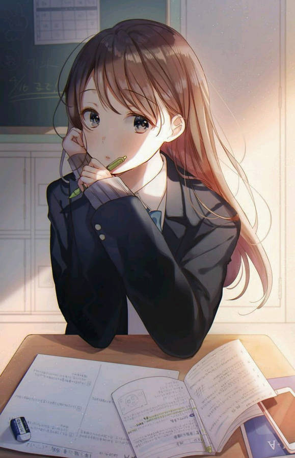 Anime Girl Phone Wallpaper