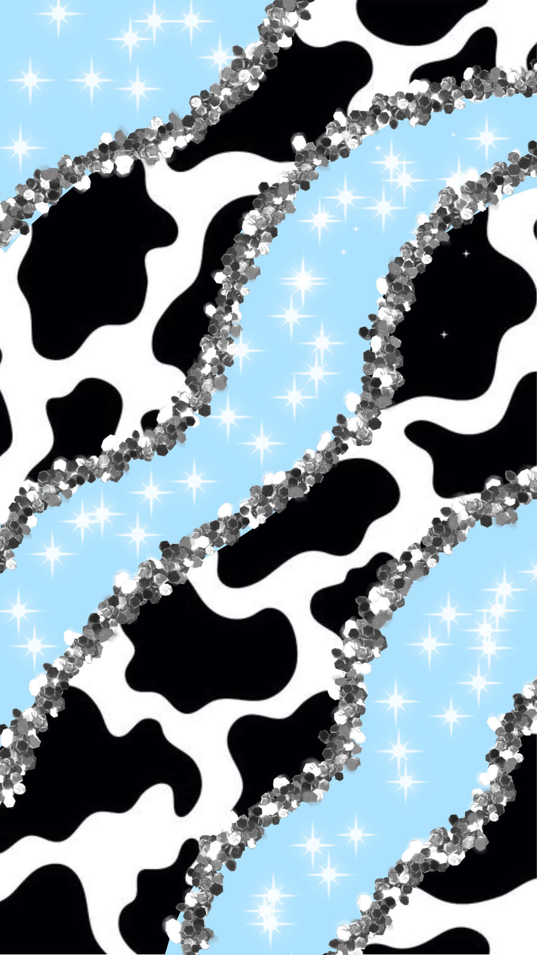 Grazing With My Cow iPhone Wallpaper