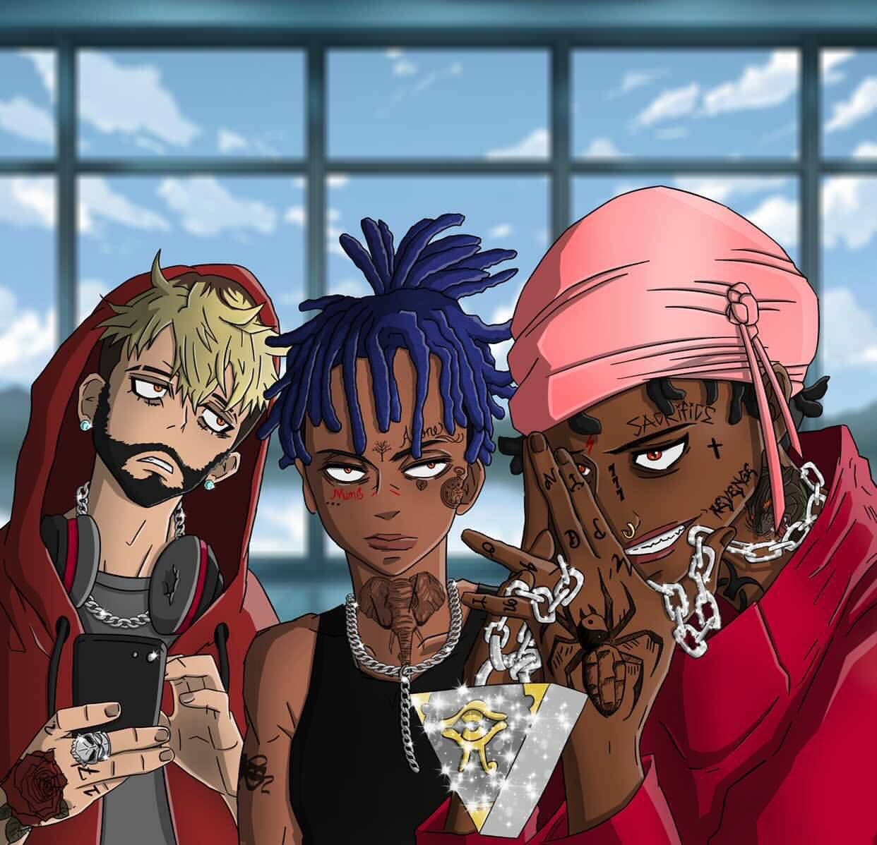 Xxxtentacion Anime Cartoon Wallpaper