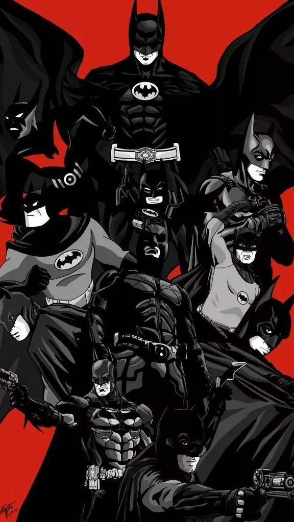 Batman Evolution iPhone Wallpaper