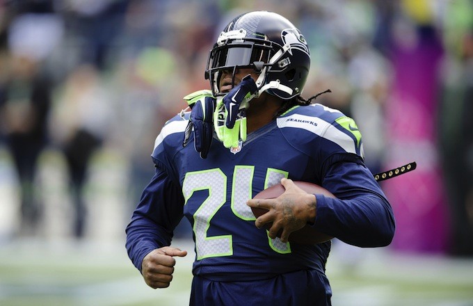 Marshawn Lynch Goes Into Full Beast Mode On ToucHDown Against Raiders