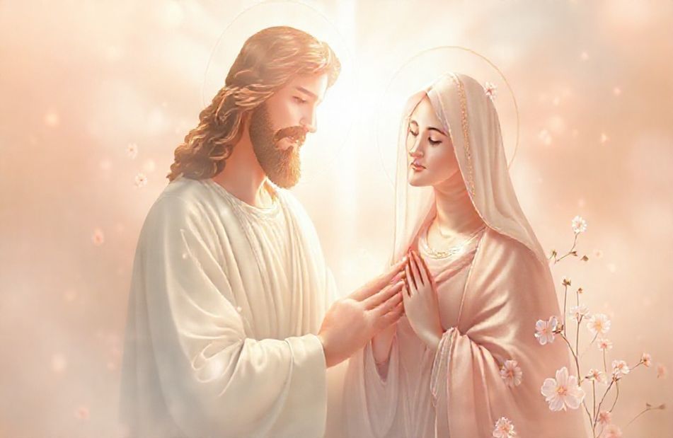 Jesus And Mary Wallpaper