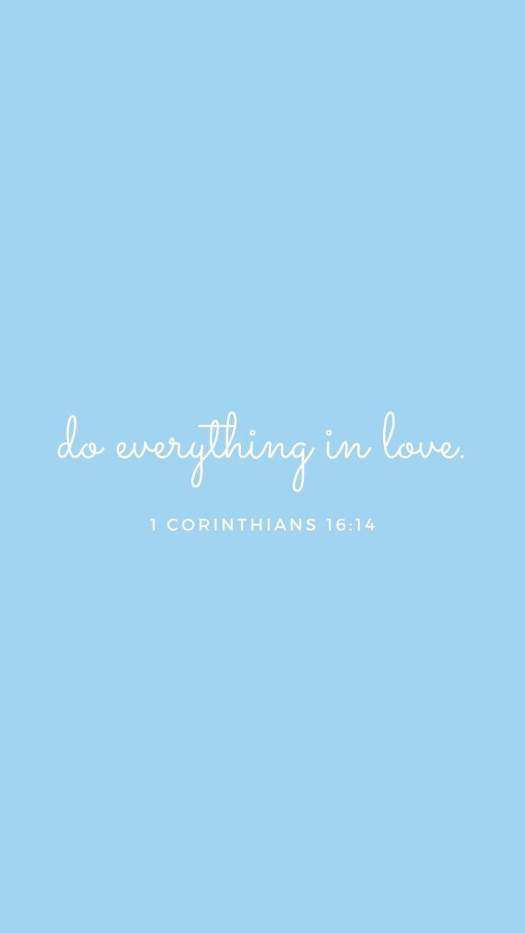 Aesthetic Blue Wallpaper Valentine S Day Post Bible Quotes
