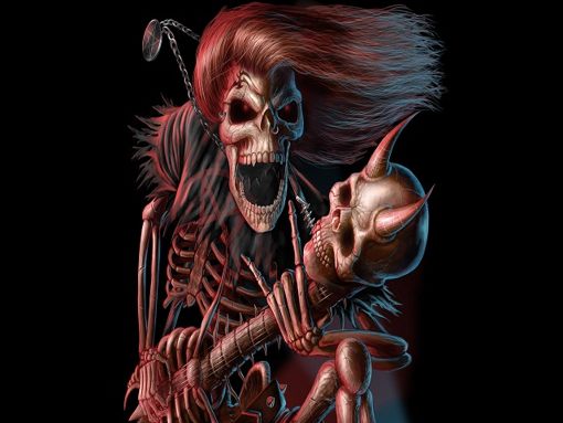 Awesome Skull Wallpaper To Your Cell Phone Guitar