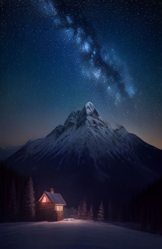 Mountain Night Wallpaper