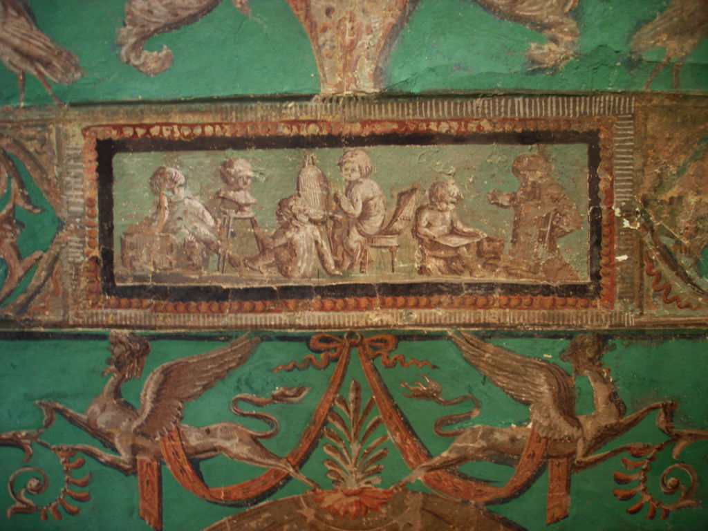 Rare Pair 18th Century Painted Wallpaper Panels At 1stdibs