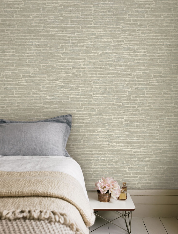 Faux Stone wallpaper coming soon to Rona retailers Canada from www