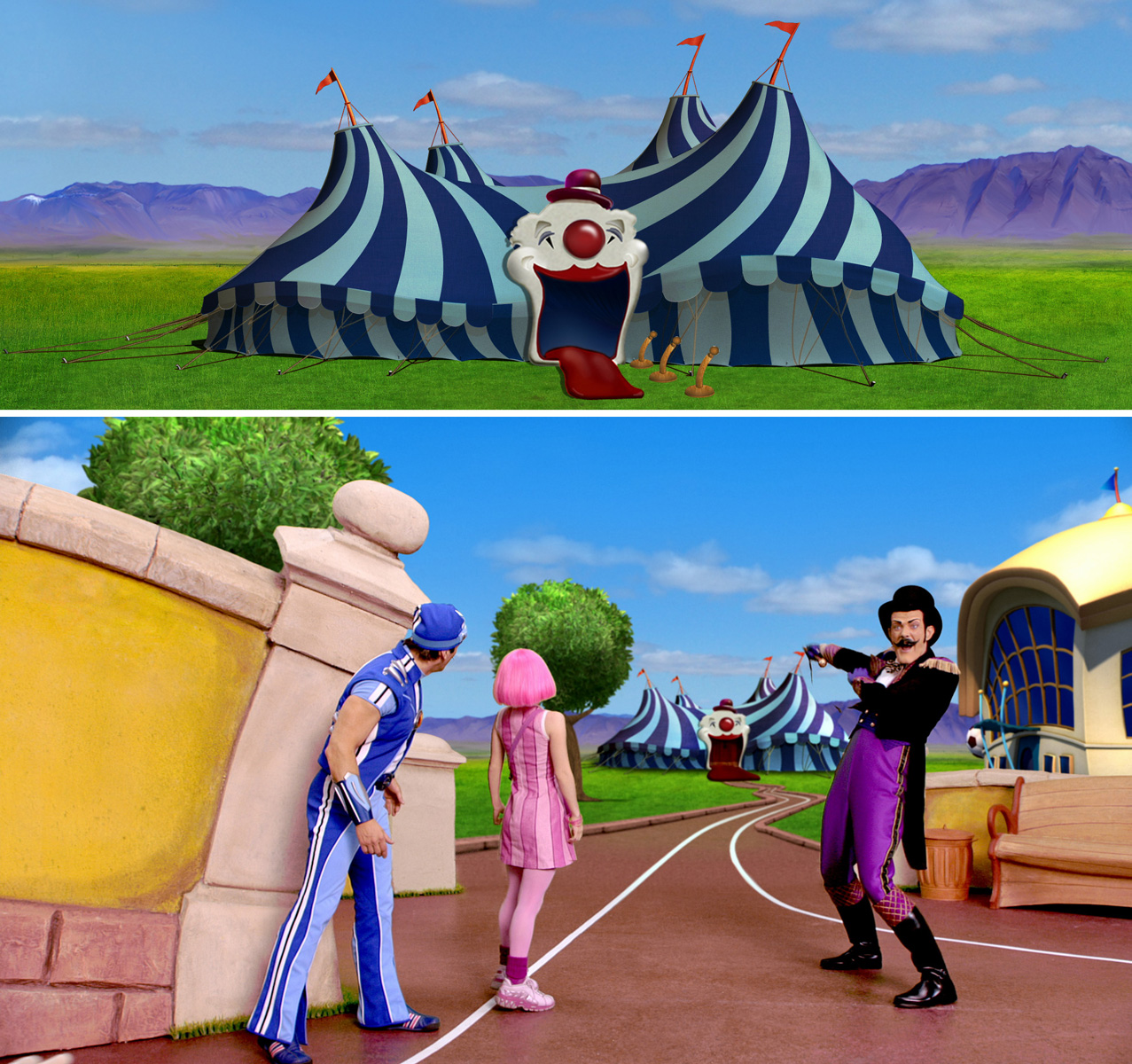 Visual Effects Lazy Town Background
