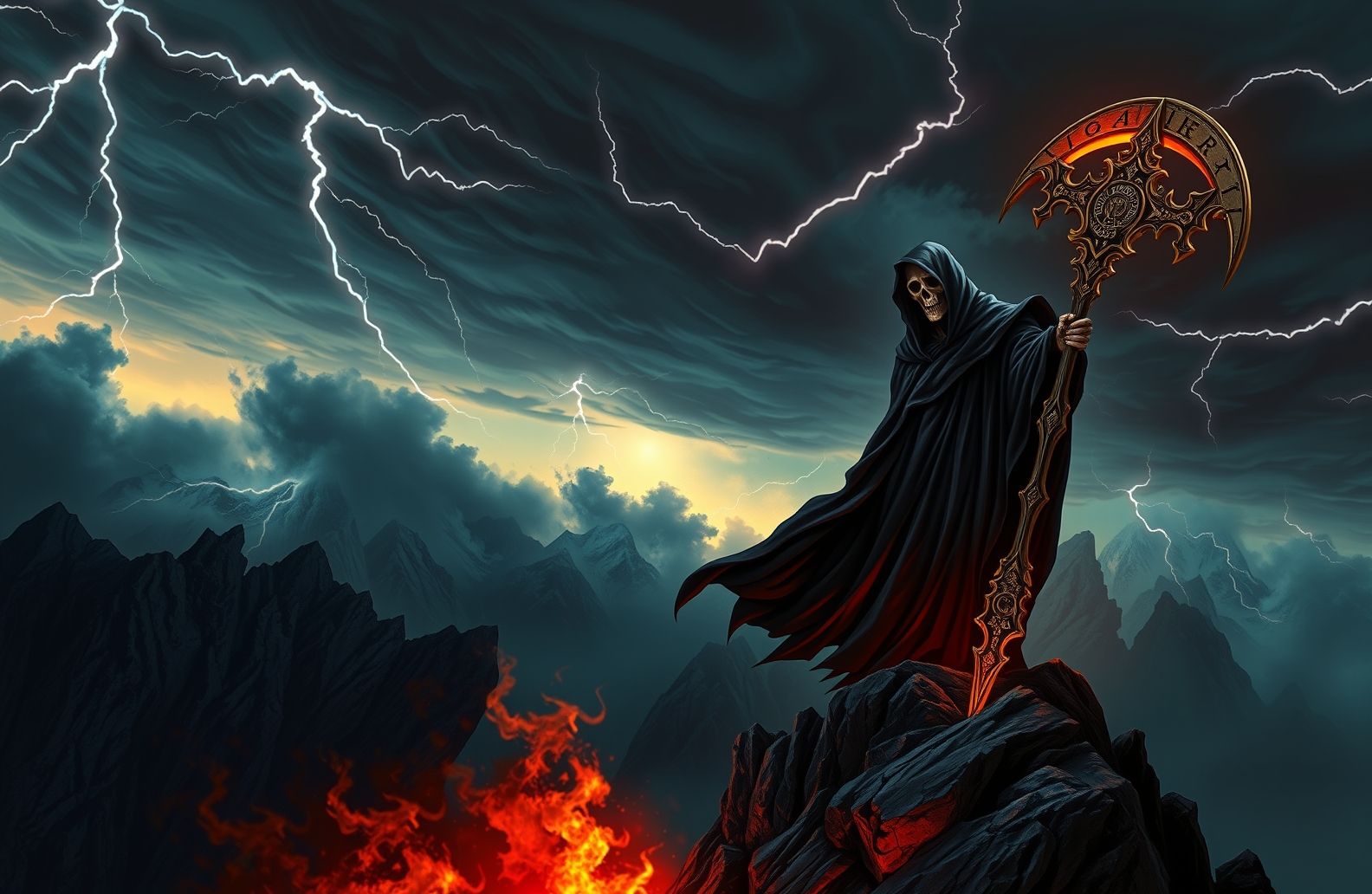 Badass Grim Reaper Wallpaper