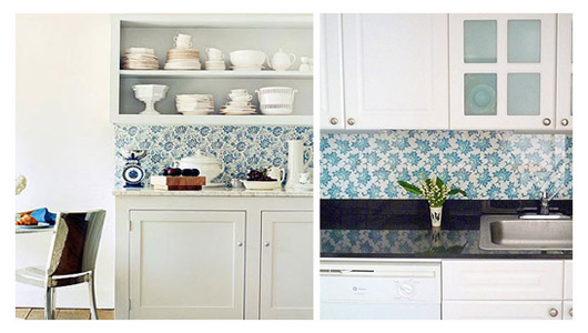 can you put backsplash on wallpaper