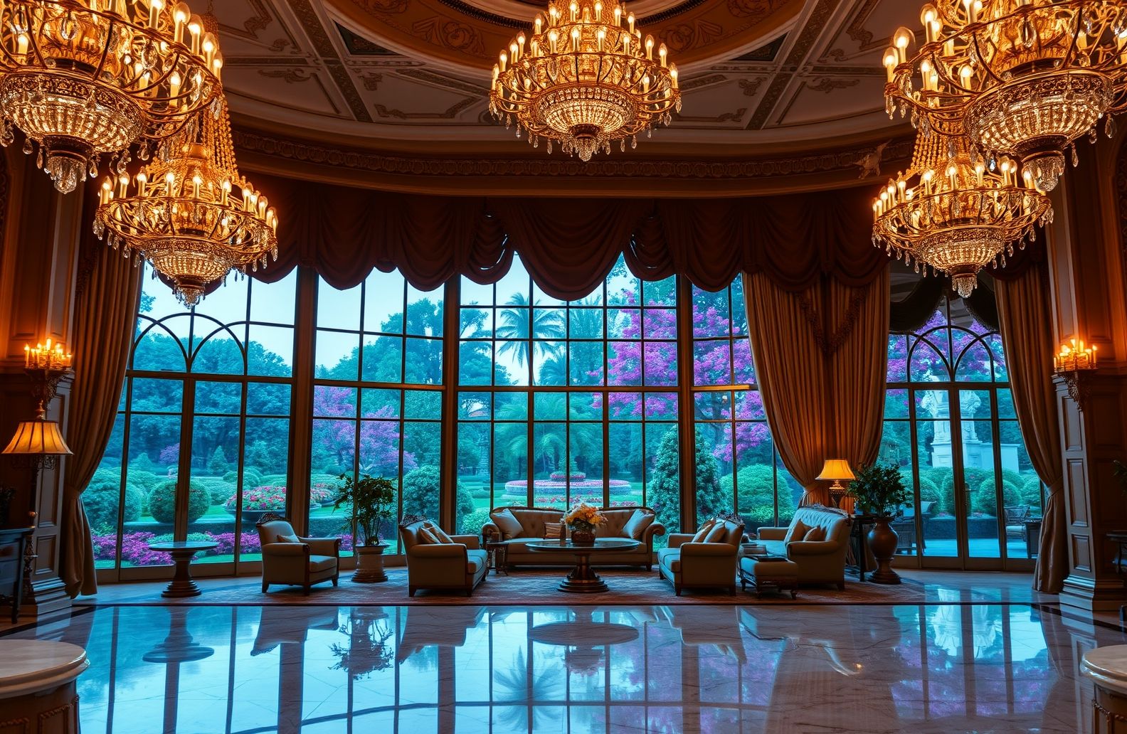 Luxury Mansion Wallpaper