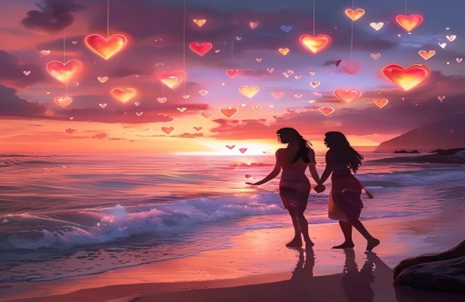 Romantic Love 3d Wallpaper