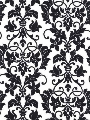 wallpaper black and white damask wallpaper black and white damask 375x500