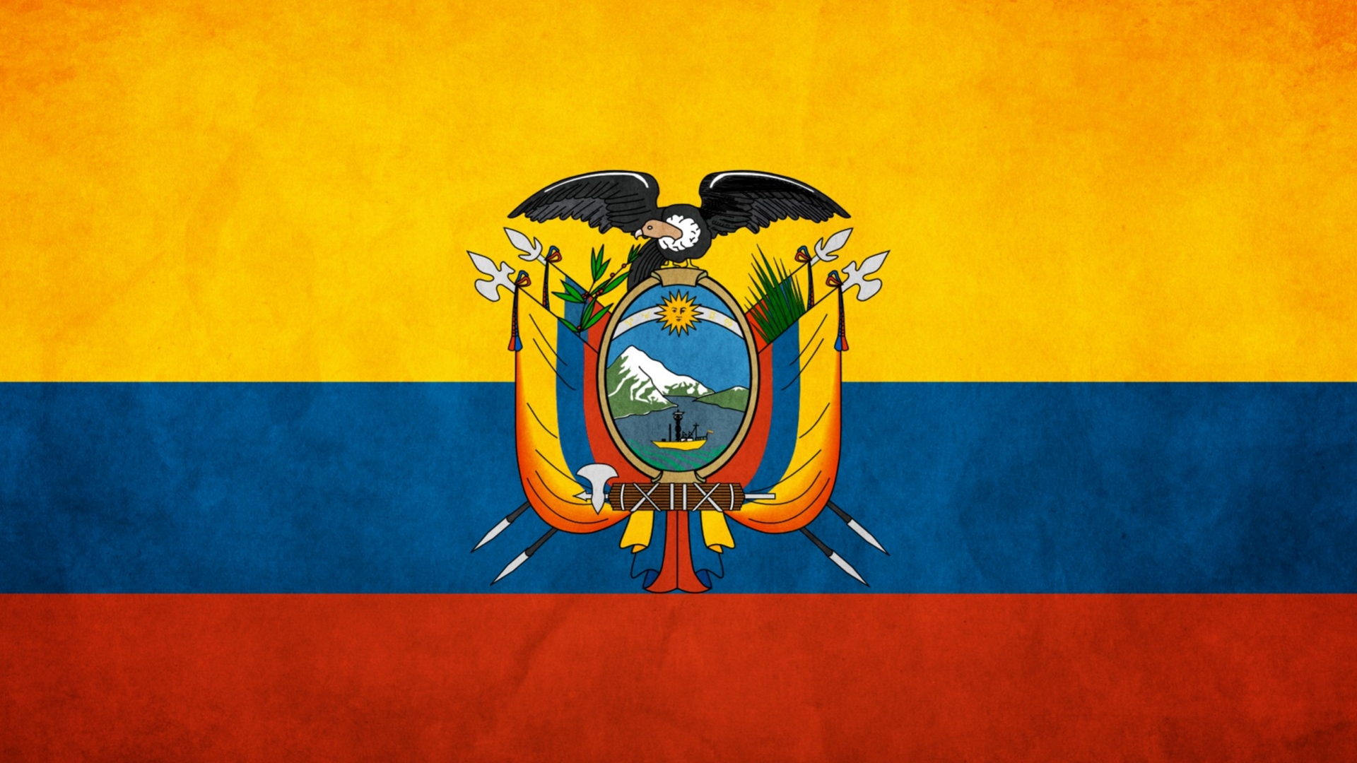 Ecuador Flag Wallpaper HD