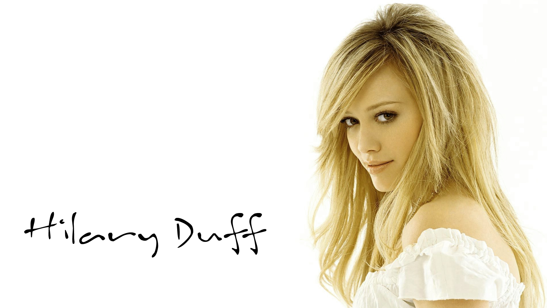Beautiful Hilary Duff Choice Wallpaper