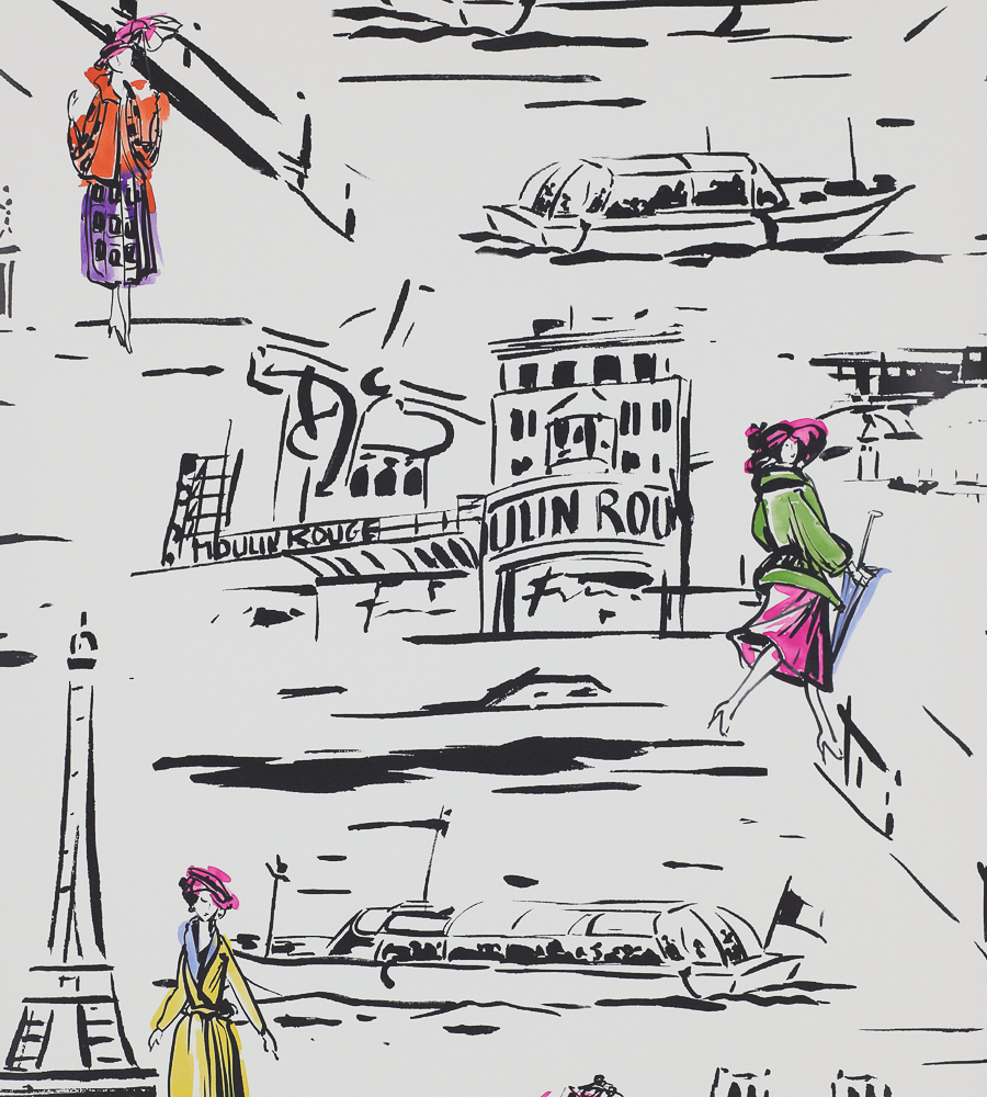 La Parisienne Wallpaper By Manuel Canovas Jane Clayton