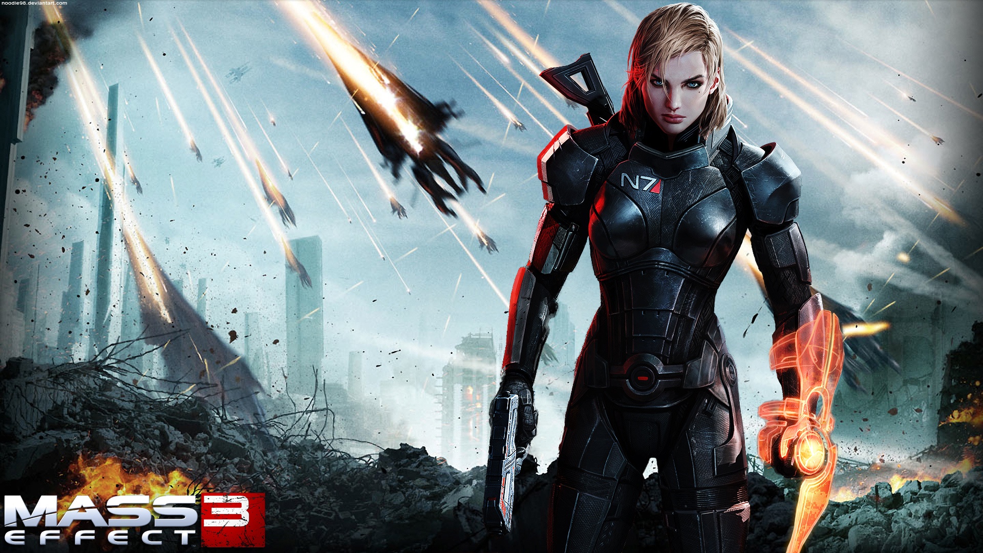 Mass Effect Female Shepard Wallpaper HD 1080p Desktop