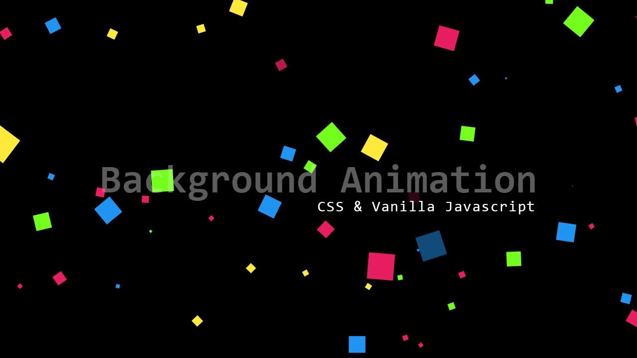 Animated Background For Website Header Using Css Vanilla