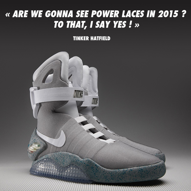 First Power Laced Nike Air Mags In A Footwear Bag Pictures To