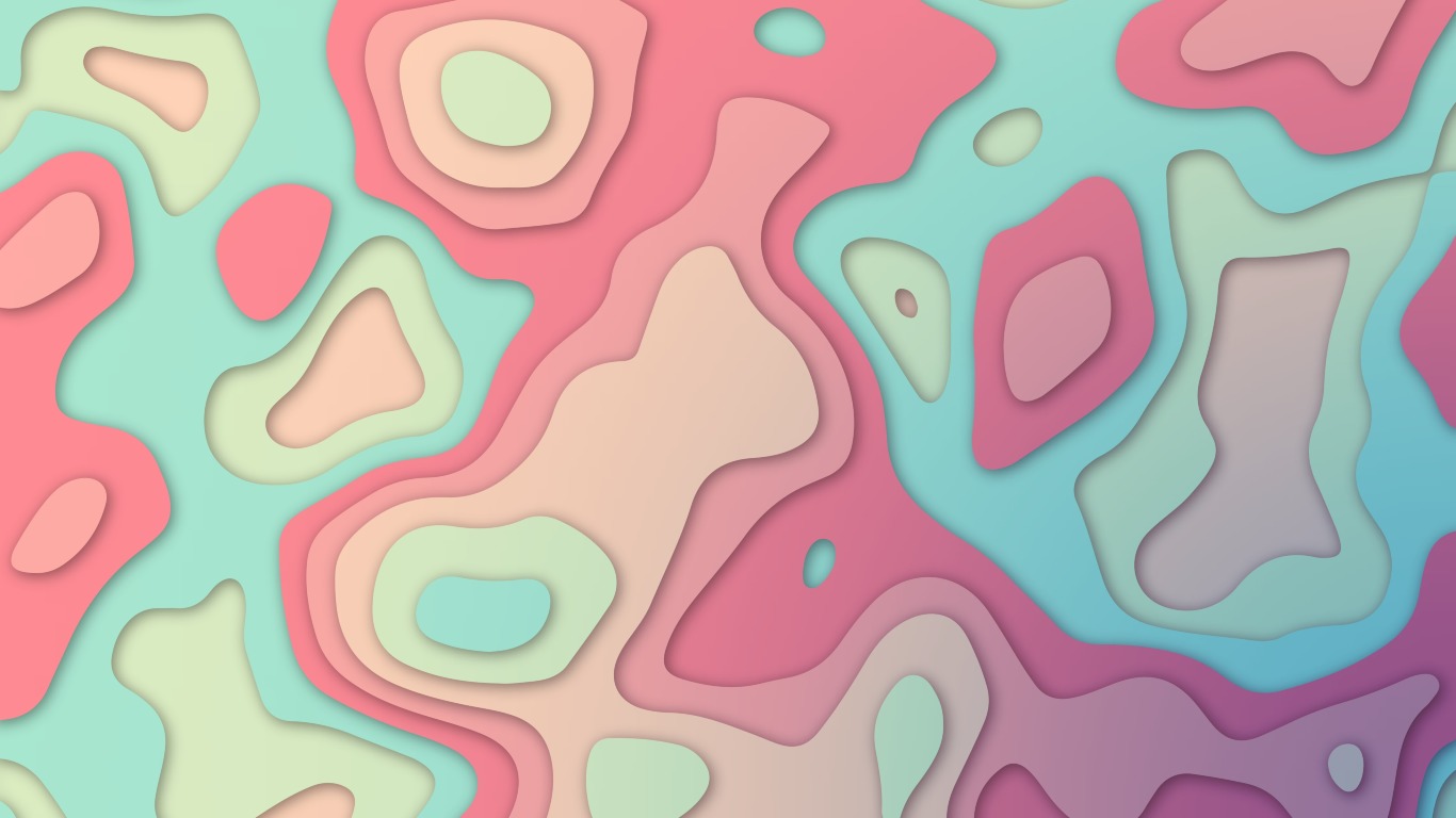 Pastel Slide Elevation Colorful Abstract