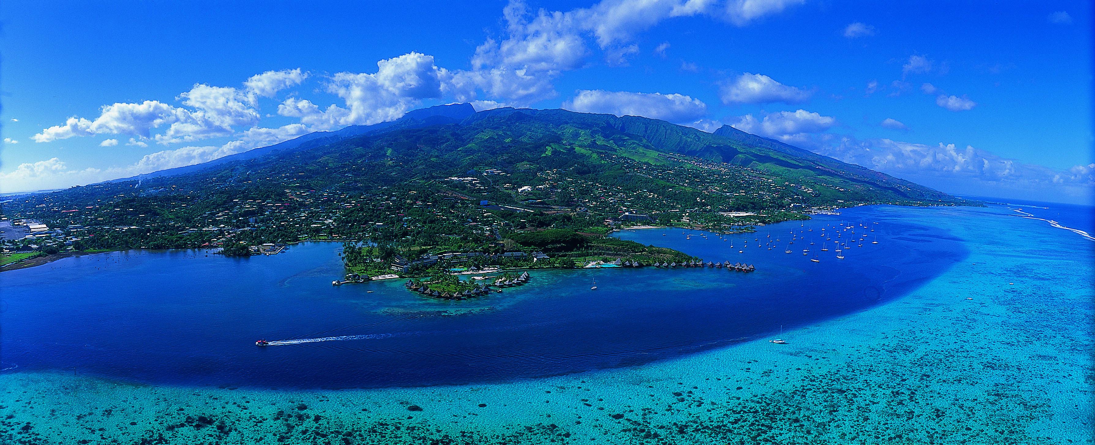 Tahiti Panorama Wallpaper HD