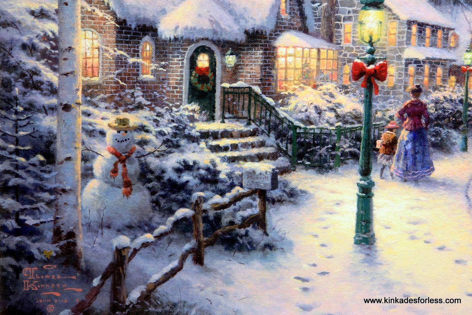 Thomas Kinkade Christmas Wallpapers   WallpaperSafari