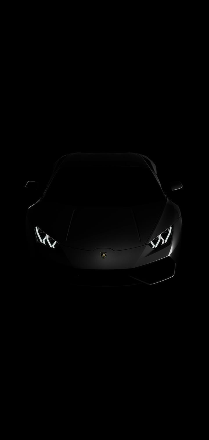 Lamborghini Huracan Lp Black Dark Android Phone Wallpaper