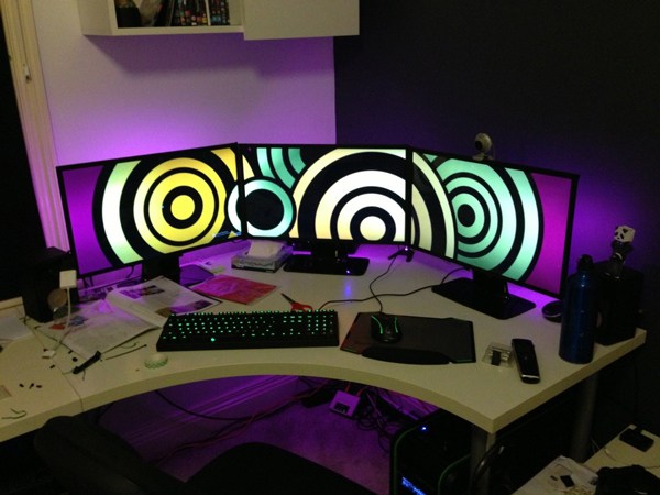 Coolest And Inspiring Multi Monitor Gaming Setups