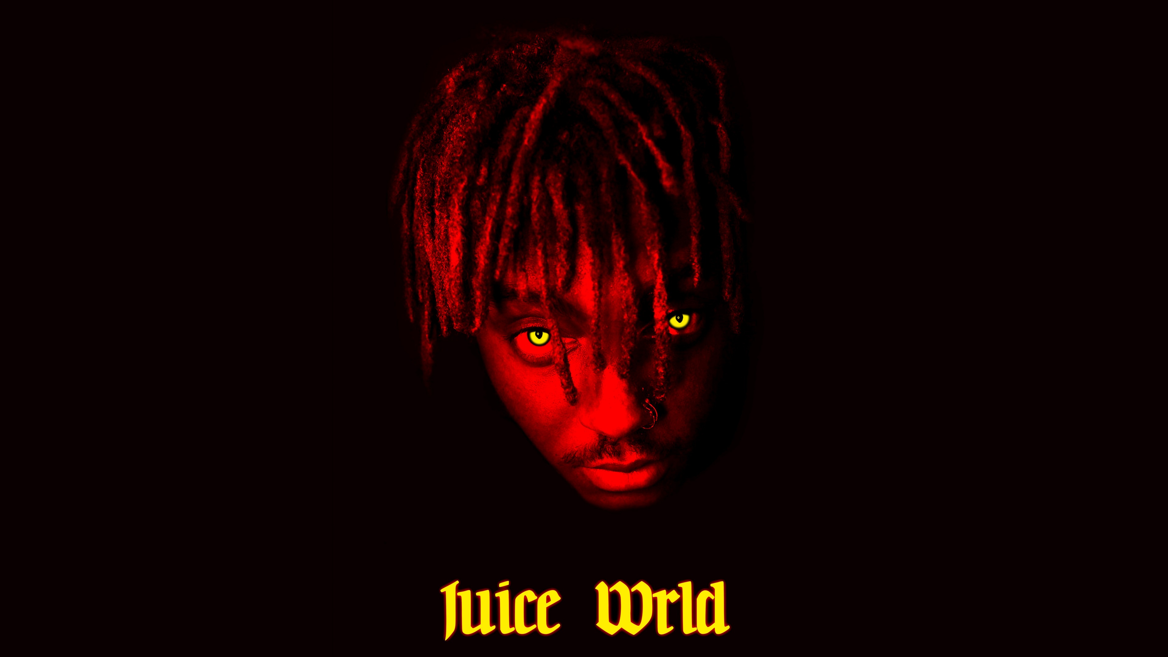 Juice Wrld Wallpaper 4k Black American Rapper