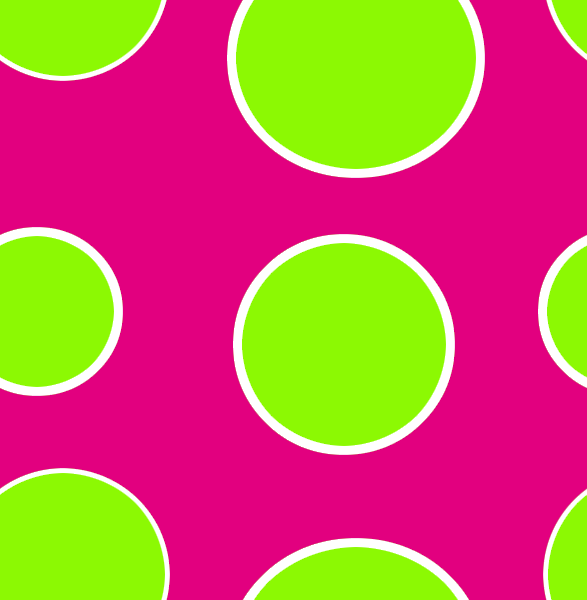 Lime Green And Hot Pink Background Dots