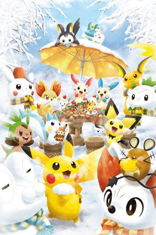 Pokemon Winter Wonderland Pokemon Cute pokemon wallpaper