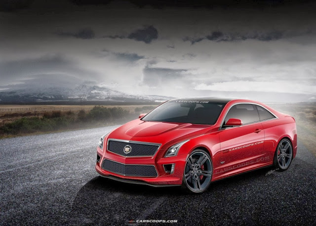 Cadillac Ats V Red Color Doors Open Cars Image Gallery Uploading