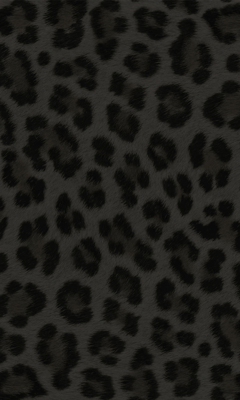 Black Leopard Animal Print Wallpaper R8324 Walls Republic Us