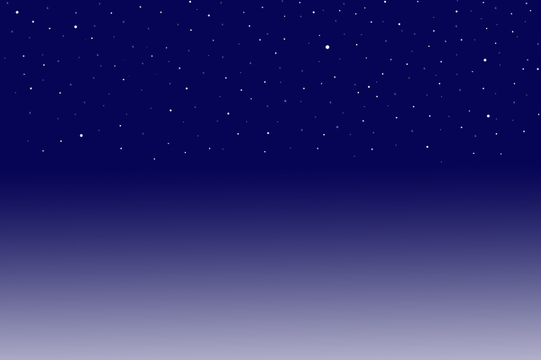Cold Night Sky Graphic Of A