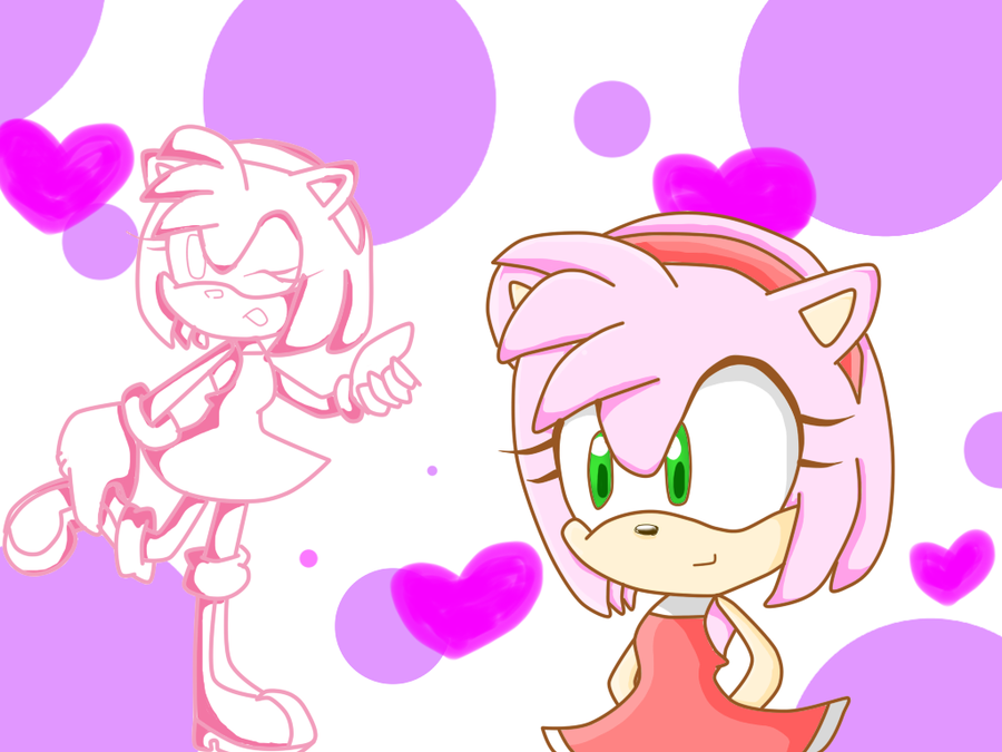 Amy Rose Wallpaper By Fantasticdreamz