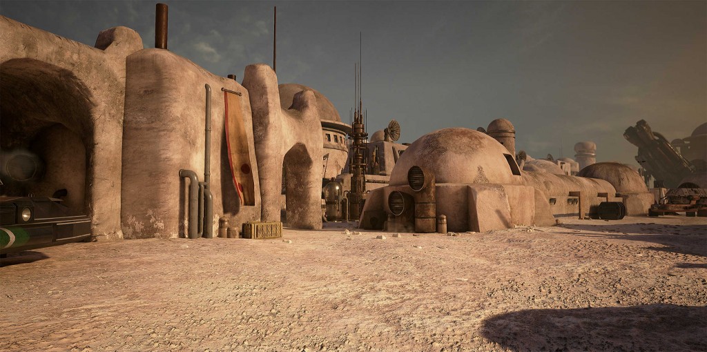 Obsidian S Unreal Millennium Falcon And Mos Eisley Fan Project