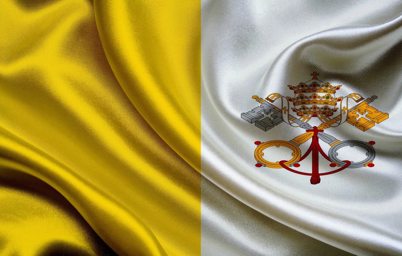 Wallpaper Flag Coat Of Arms Fon Vatican The