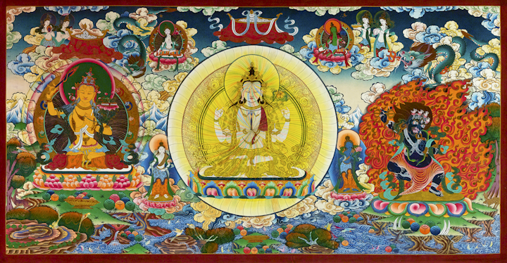 The Thangkas That Art Rickshaw Sells Are Hand Painted By Tibetan