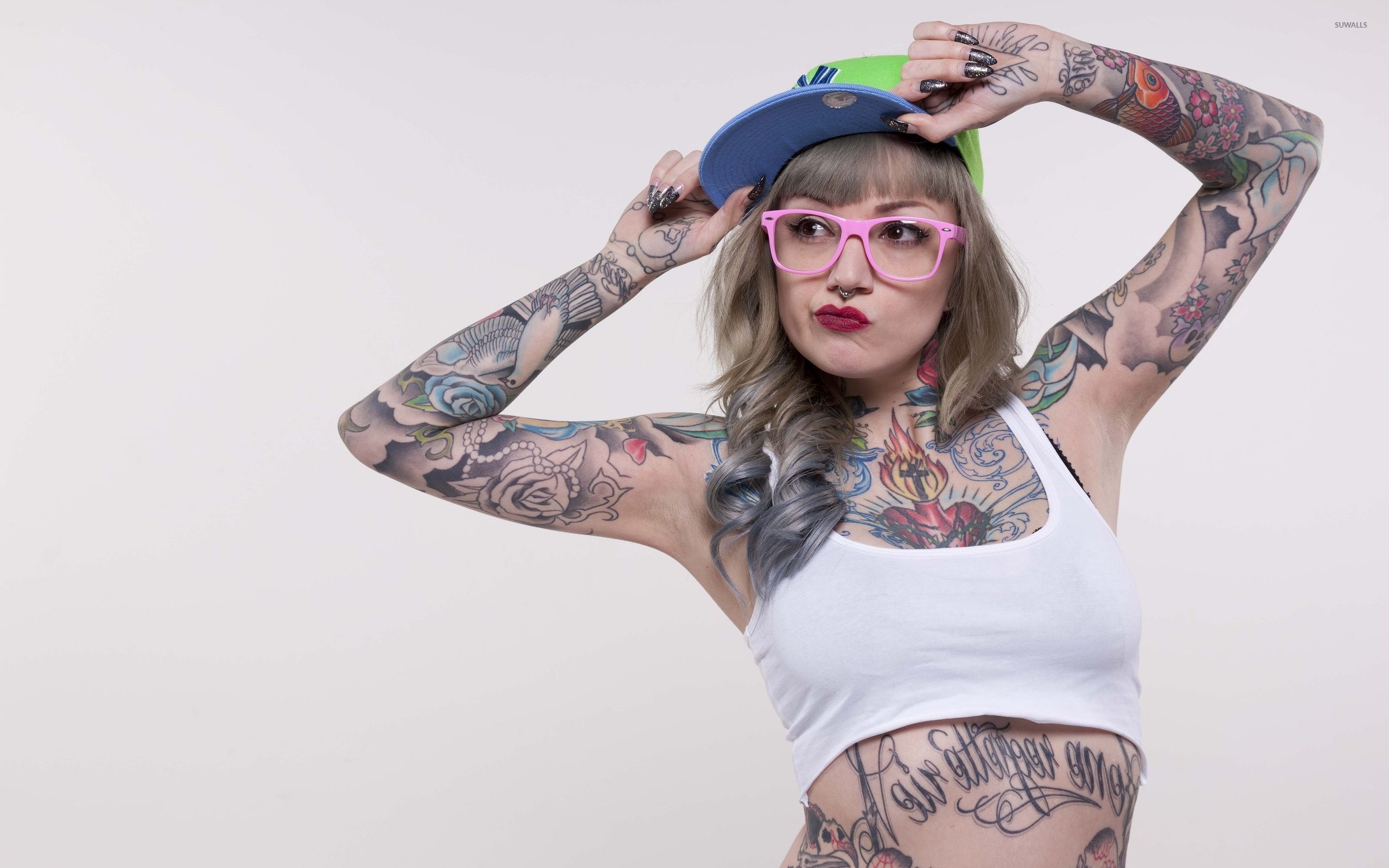 38 Tattoo Girl Wallpapers Wallpapersafari 