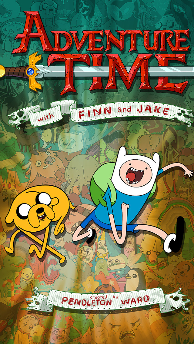Adventure Time Posters iPhone Wallpaper