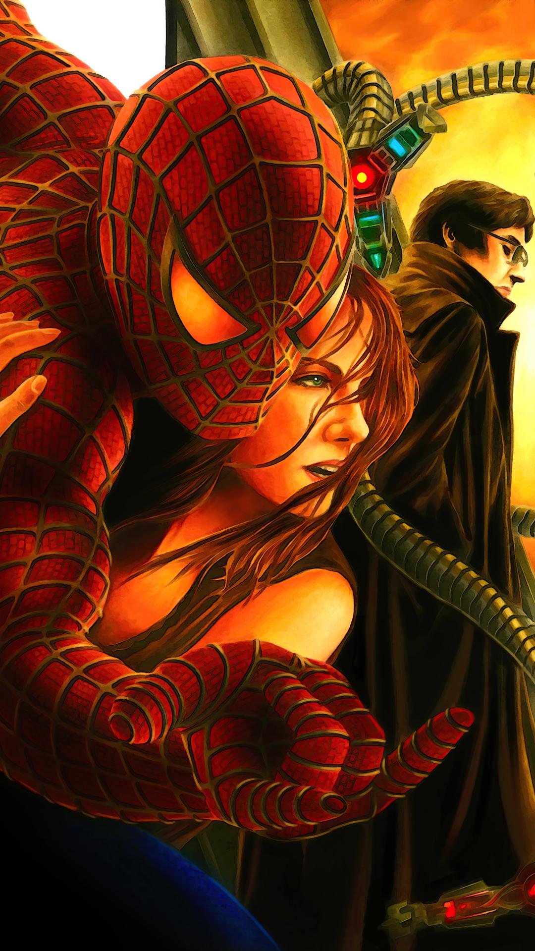 Spiderman And Mary Jane Poster iPhone 6s Plus Pixel