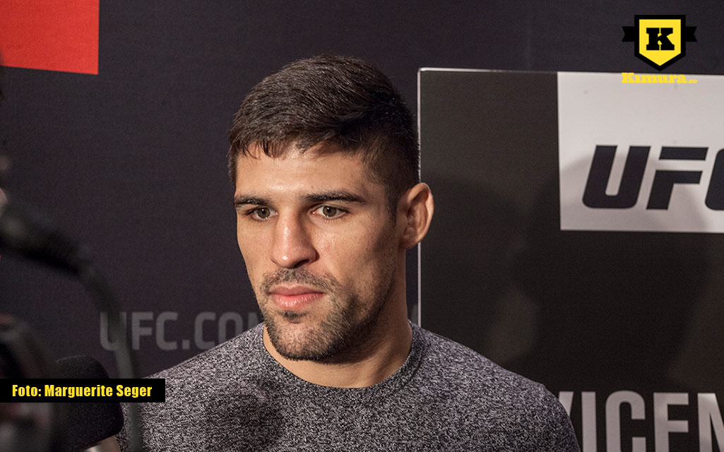 Vicente Luque Redo Och Villig Att G Match Under Ufc Wallpaper