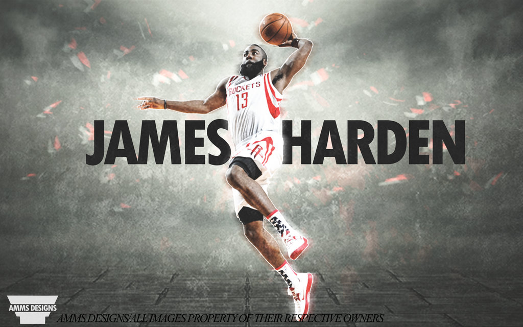 James Harden Dunk Poster By Ammsdesings