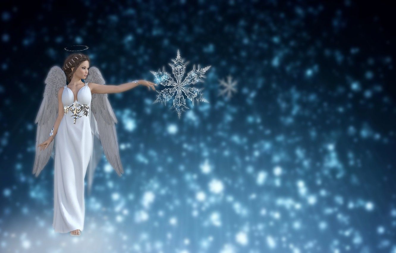 Snow Angel Wallpaper