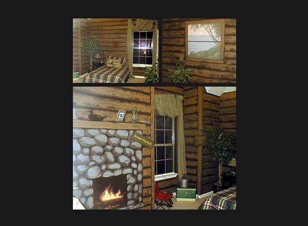 Free Download Log Cabin Wall Mural Log Cabin Wallpaper Mural Log